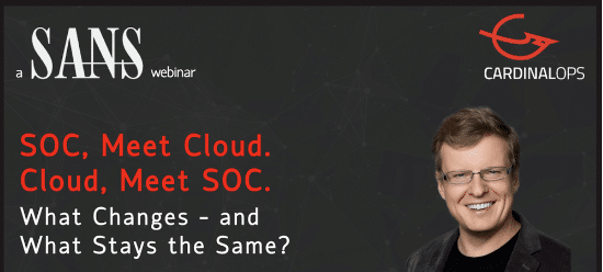 SOC, Meet Cloud. Cloud Meet SOC. What Changes – and What Stays the Same?