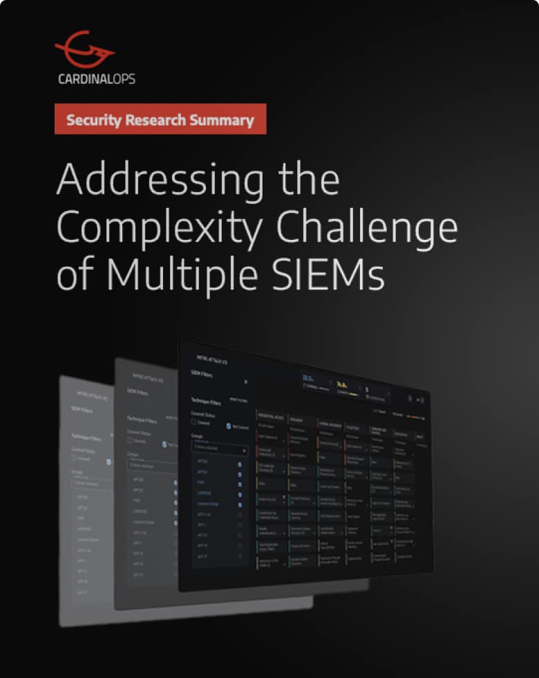 Addressing the complexity challenge of multiple SIEMs