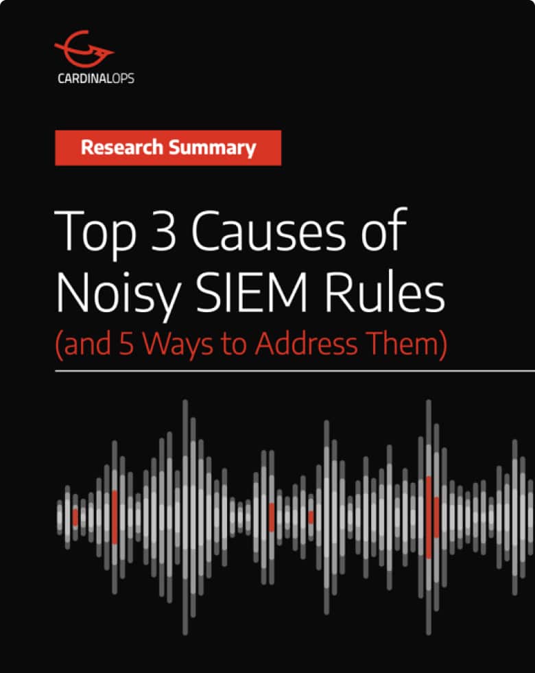 Noisy rules give adversaries an easy path to exploit weaknesses in your defenses